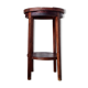 Table ancienne double plateaux ronds, sellette ou porte-plantes