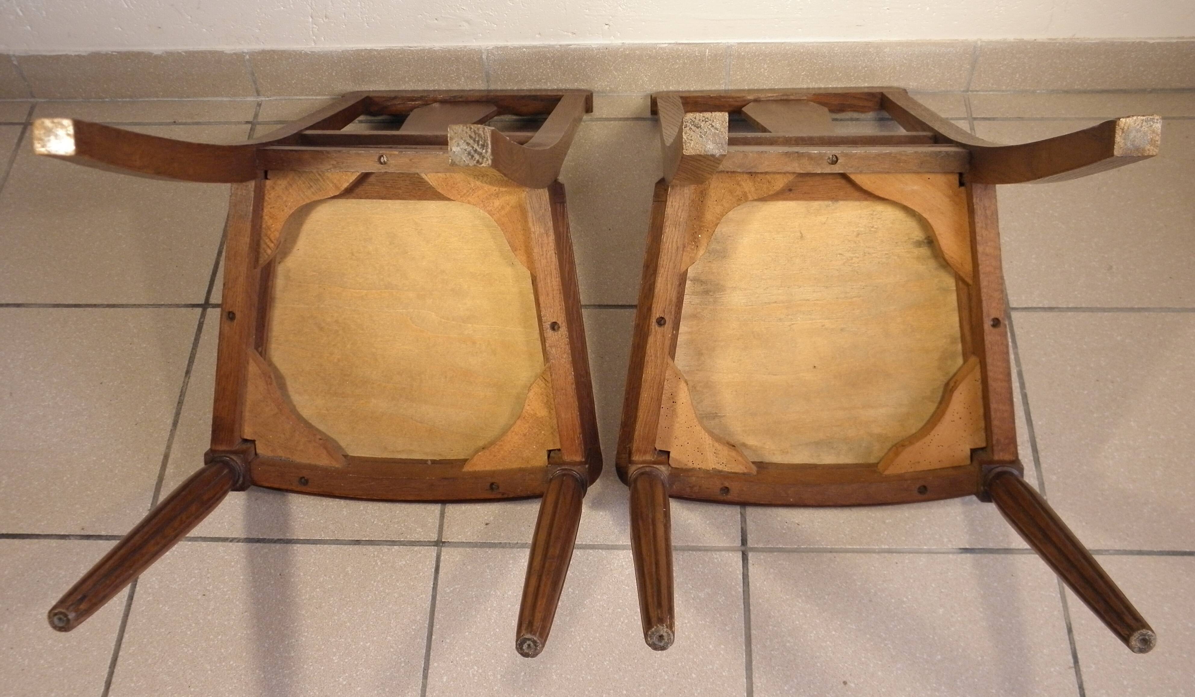 Art Deco pair of chairs