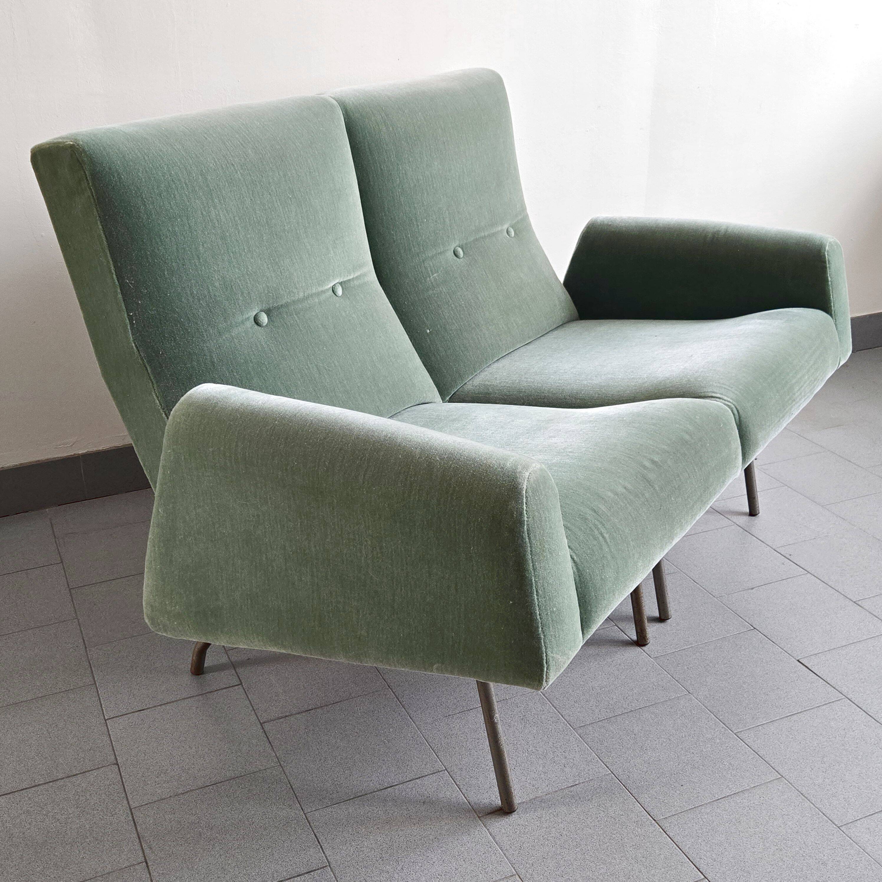 Vintage 2-seater sofa by Louis Paolozzi for Zol, 1950