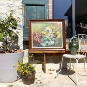 Huile sur toile - Bouquet impressionniste - 1950 il