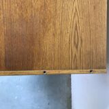 Light oak storage cabinet by Jiroutek, circa 1960