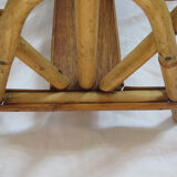 Magazine rack wicker of the 1960s