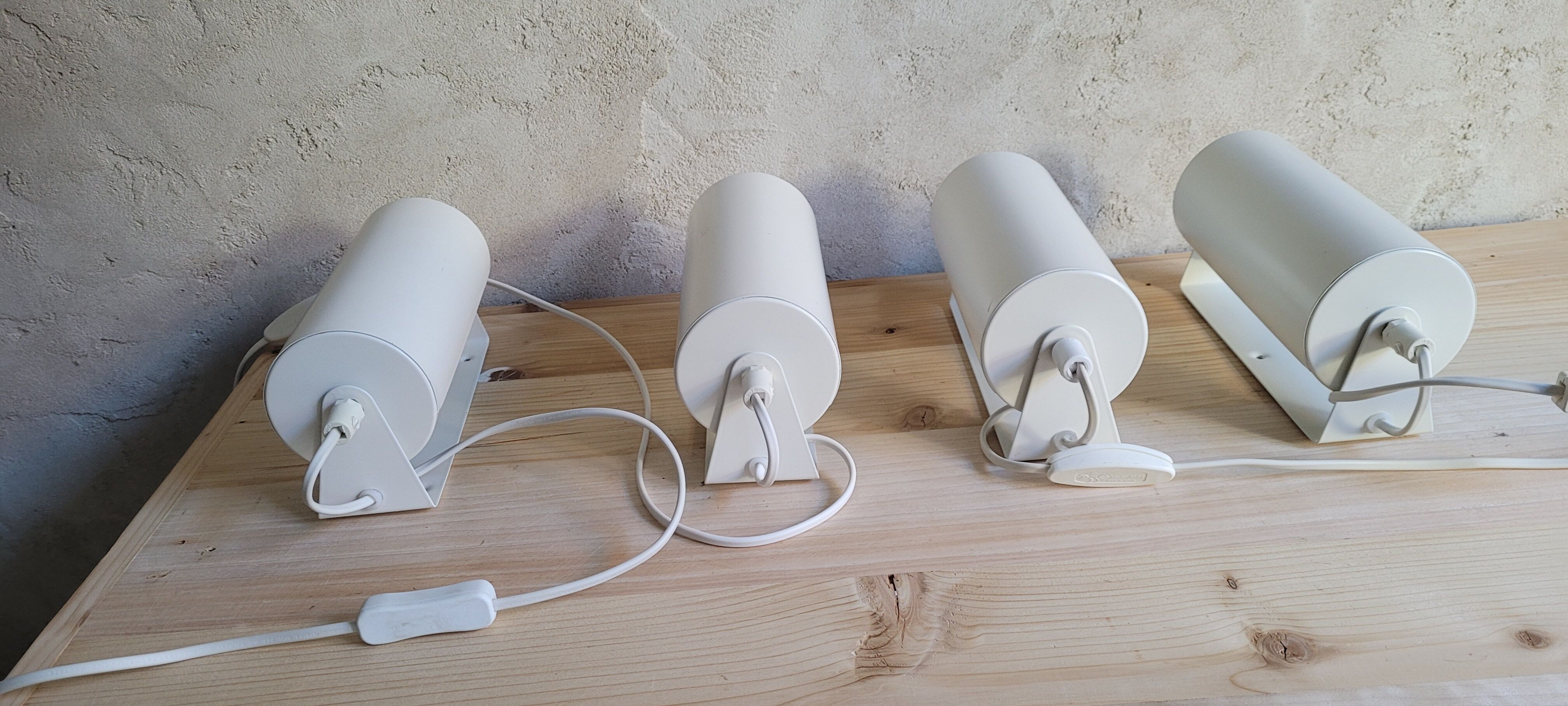 Set of 4 swivel roller wall lights Ikea