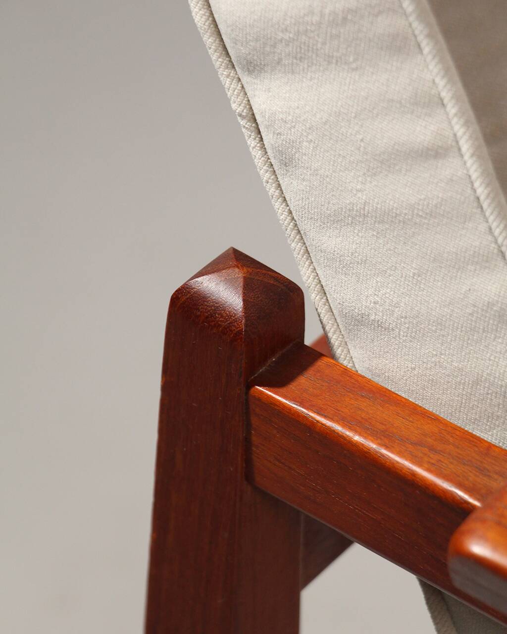Vintage Scandinavian teak armchair