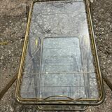 Vintage gold metal server