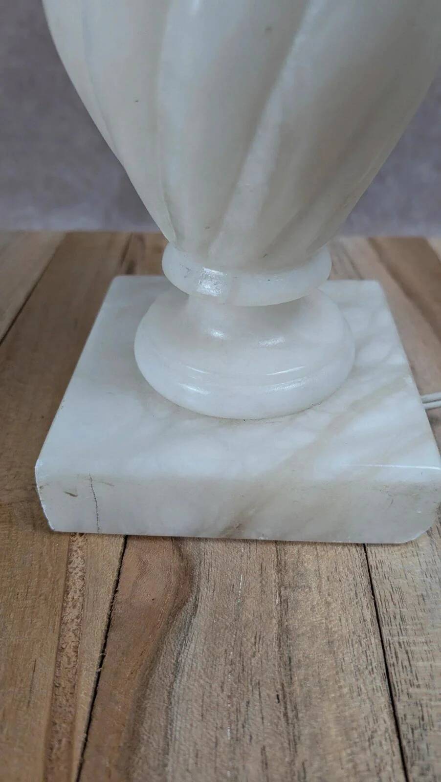 Vintage alabaster lamp