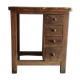 Wooden craft workbench
