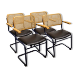 Lot of 4 armchairs creation Inova Paris