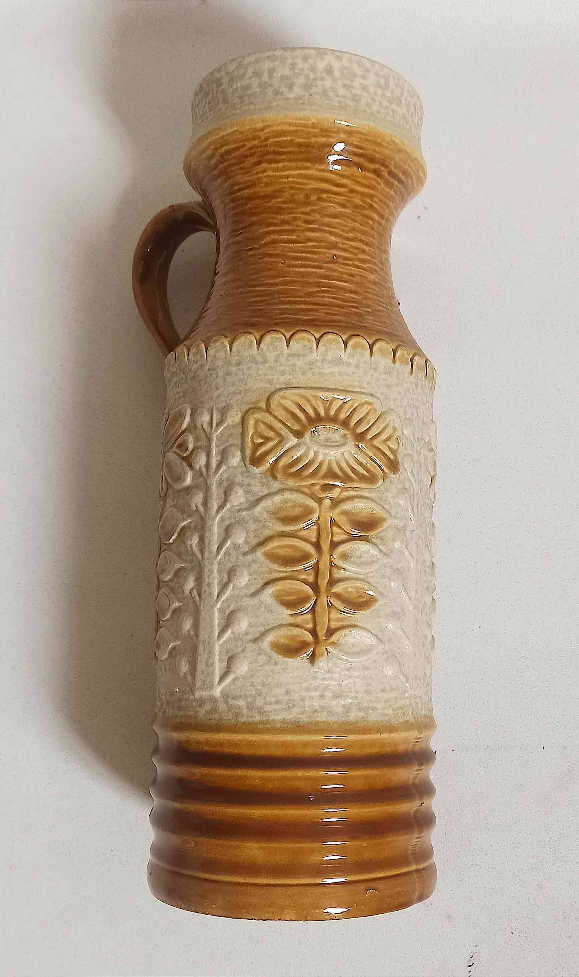 Ceramic vase West Germany 70s Height 40 cm