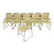 Set of 12 Max Stacker stackable chairs, 1970