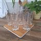 Italian glasses for aperitif or water from the 80s.