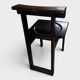 Brutalist prayer chair – Swiss monastic design, 1960