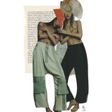 Print collage format A3. Caracol