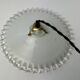 Old opaline laced suspension 25 cm vintage