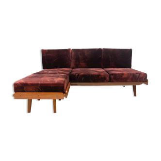 Midcentury Corner Folding Sofa by František Jirák for Tatra Nábytok, 1960s, CZ