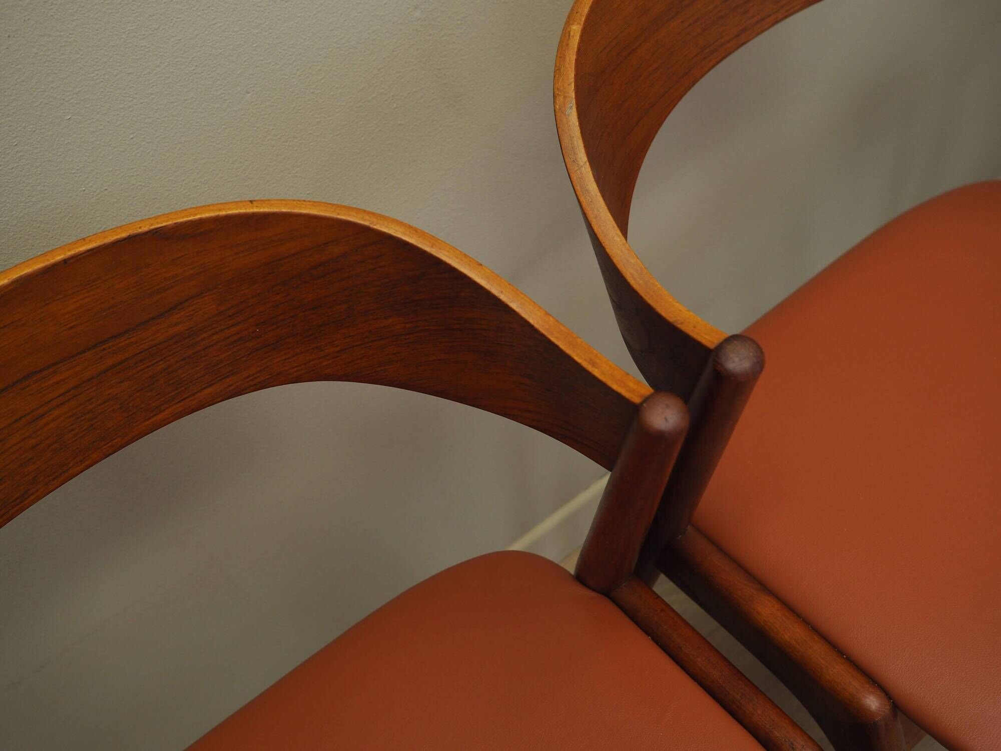 Set of four teak chairs, Danish design, 1970s, manufacture: Korup Stolefabr