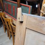 Double cupboard door front in old painted fir