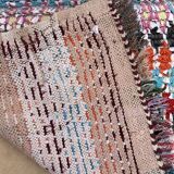 Colorful Boucherouite Moroccan rug - 88 x 161 cm