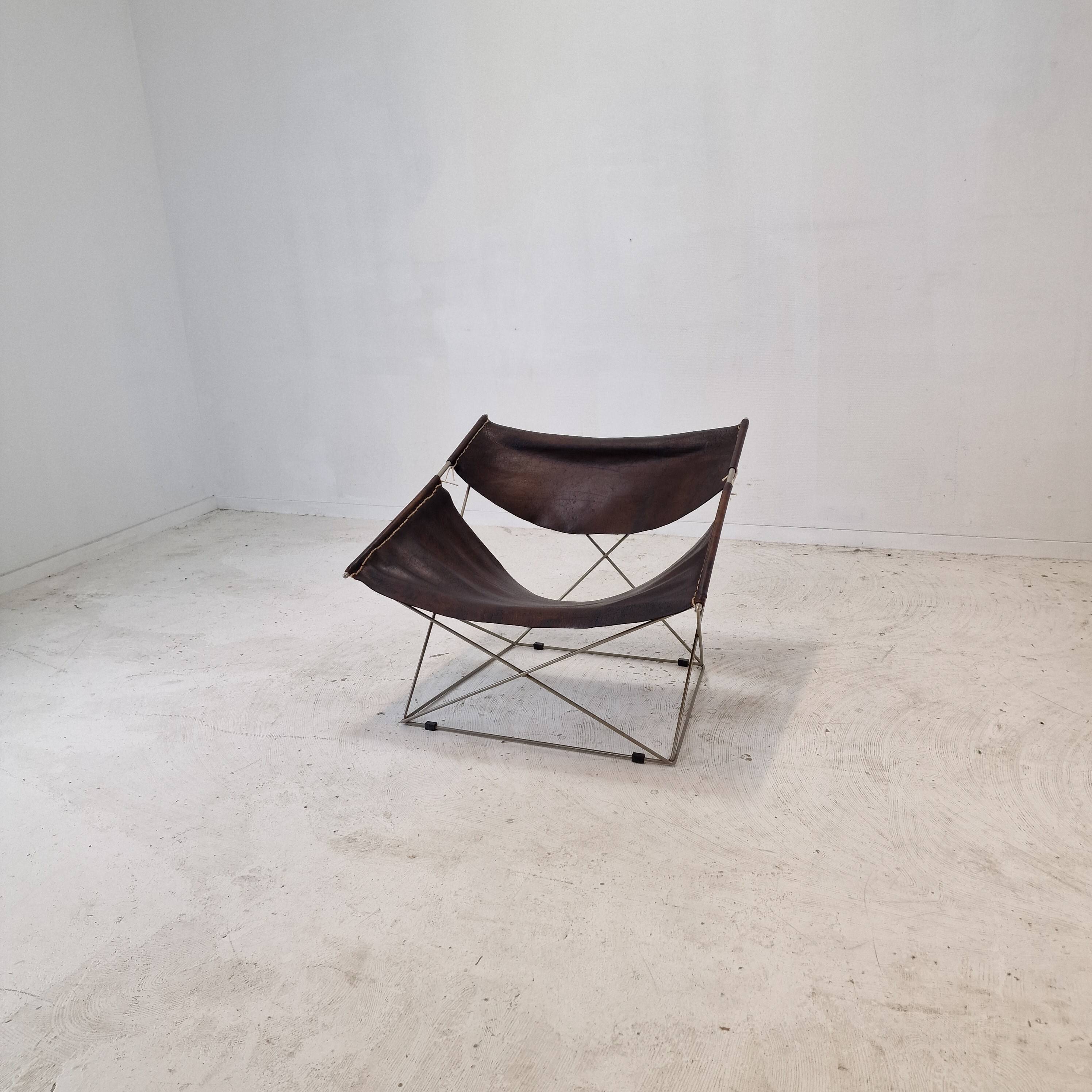 Mid Century F675 Butterfly Chair by Pierre Paulin for Artifort, 1960's