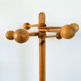 Pine coat rack attributed to Reiner Daumiller, 1970s/1980s
