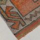 3x11 Terracotta Vintage Runner Rug For Kitchen, 88x344 Cm