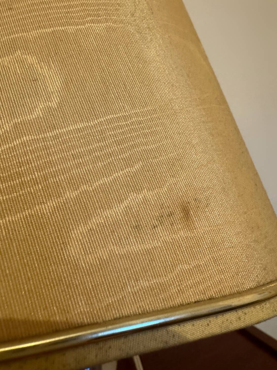 Adnet style glass ball lamp from the 60s