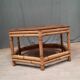 Hexagonal bamboo coffee table