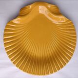 Shell-shaped top in numbered ceramic