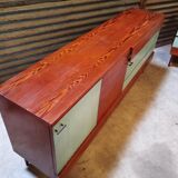 Czech wood and formica sideboard