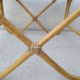 Vintage rattan coffee table