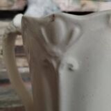 White earthenware rock pot 19th