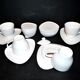 Alessi Design Colombina Style 4-Cup Porcelain Coffee Set