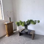 Art Deco coffee table in lacquer and brass