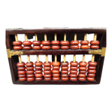 Ancient chinese abacus diamond wood
