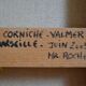 Marseille Corniche Valmer seaside landscape painting HST signed Roche