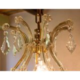 Supergrand chandelier with crystals 16 bulbs