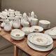 145-piece porcelain service, "bjorn winnblad" design, 1950.