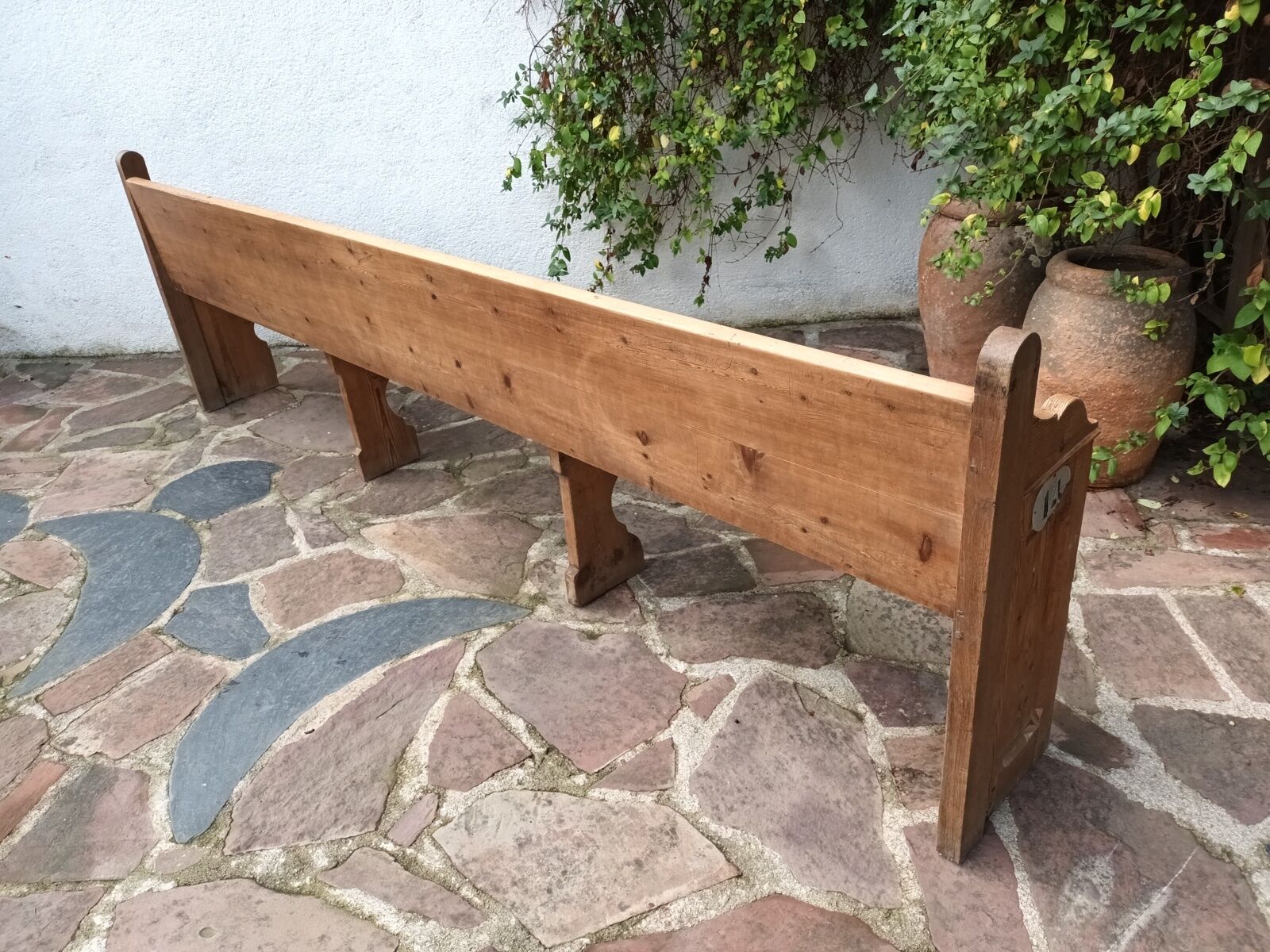 Old church pew, 263 cm