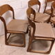 Following 5 chairs "sled" Baumann