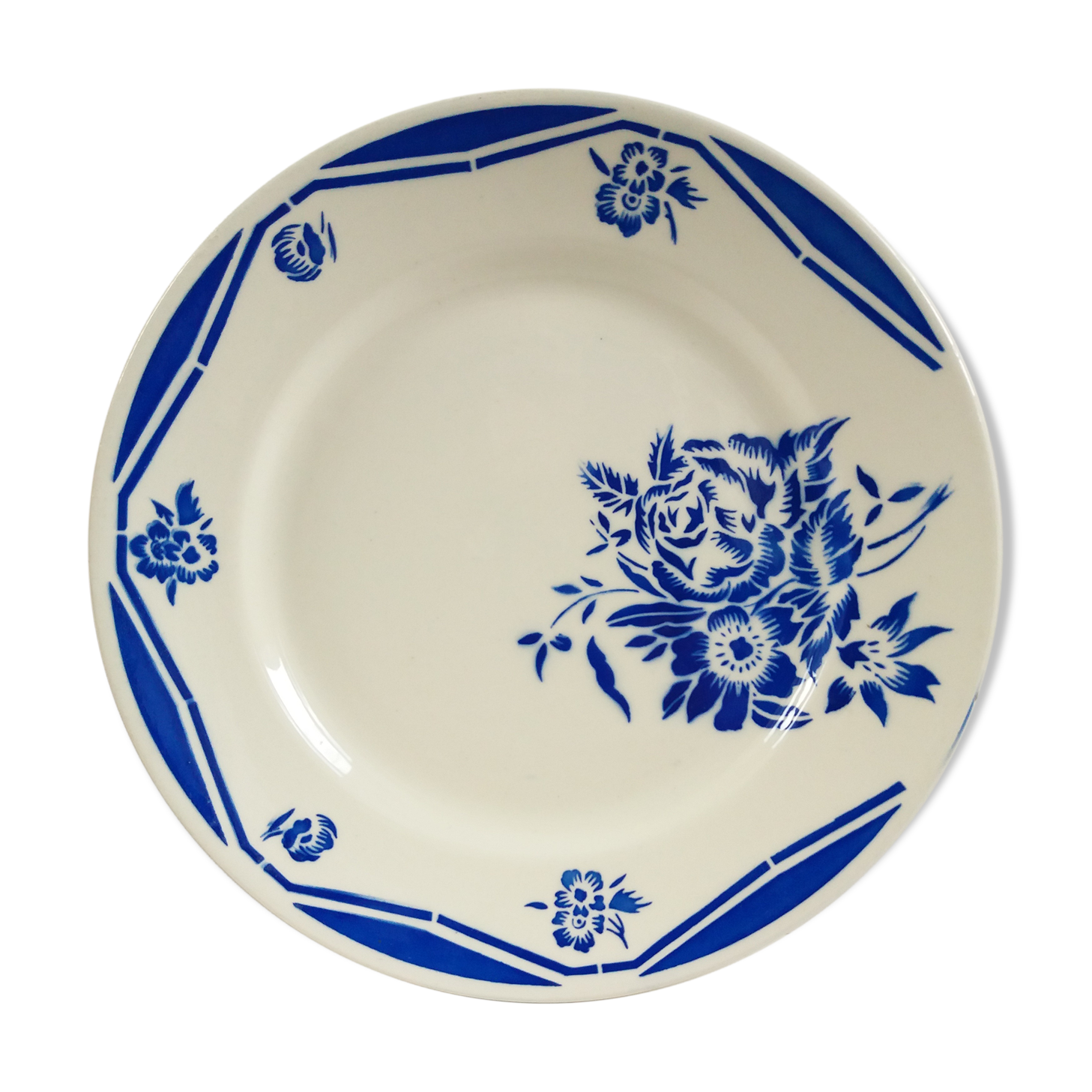 Set 4 Badonviller dessert plates