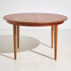 Restored teak dining table
