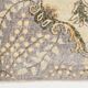 Tapis turc beige classique et bordé vintage 6x10, 193x306 cm SK 5705