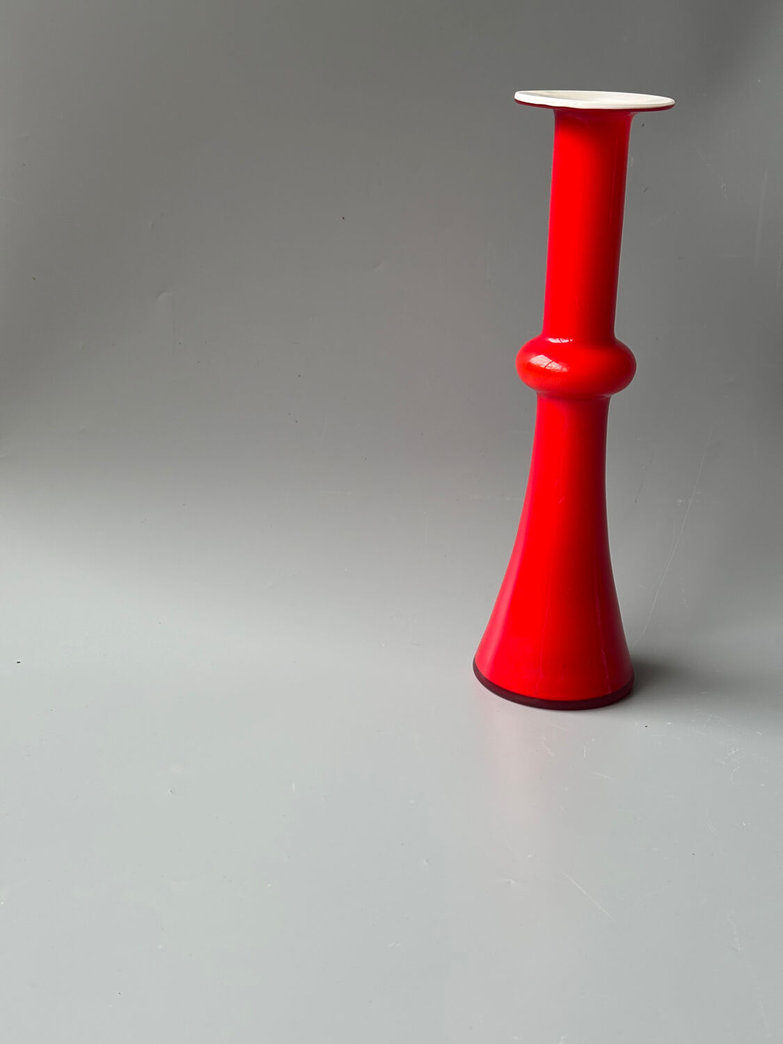 Vase verre soufflé Kastrup Holmegaard, Danemark,1960