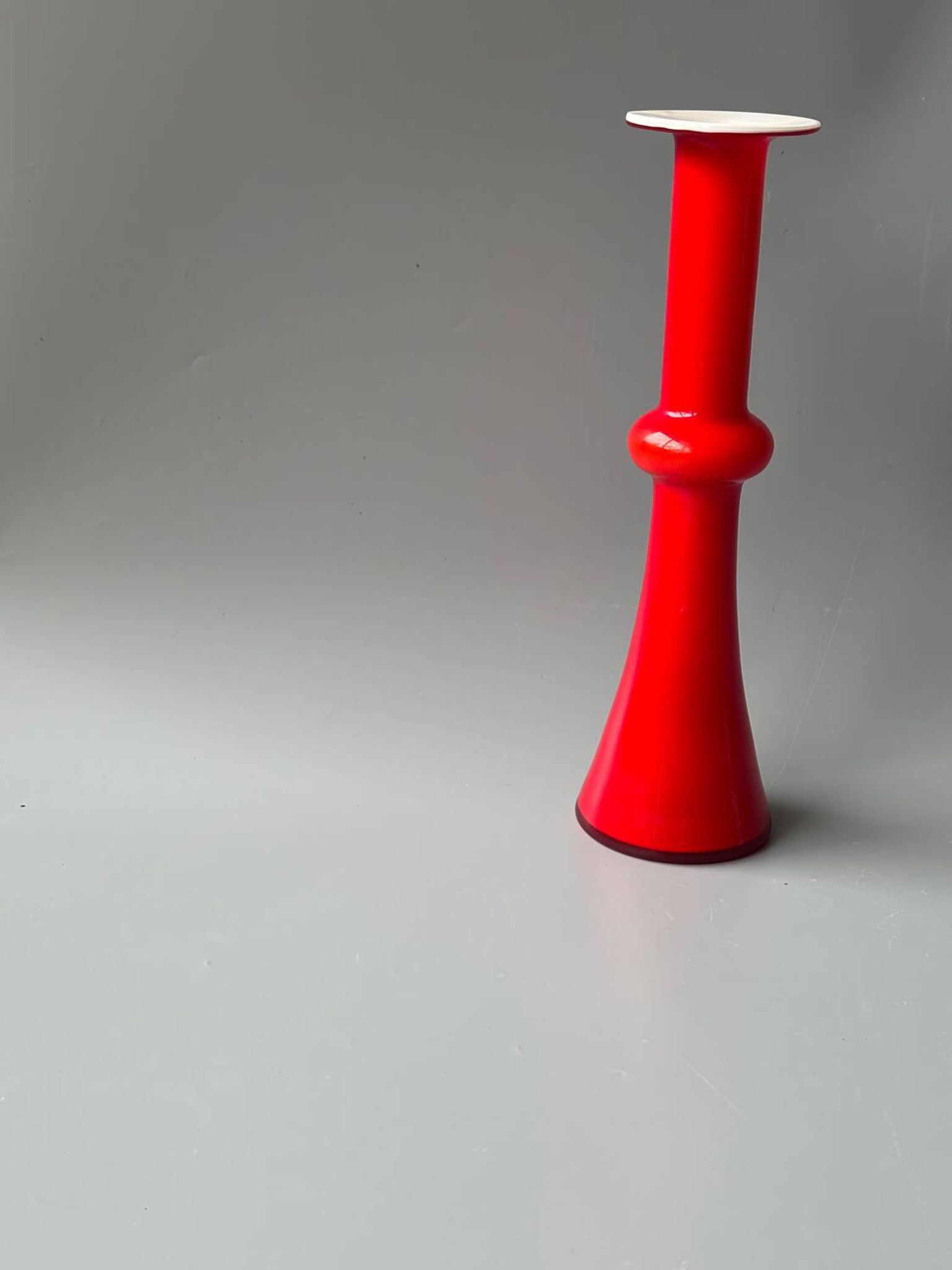 Vase verre soufflé Kastrup Holmegaard, Danemark,1960