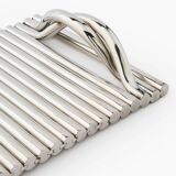 Pradier Jeauneau x Monoprix chrome tray