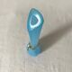 Blue opaline soliflore vases