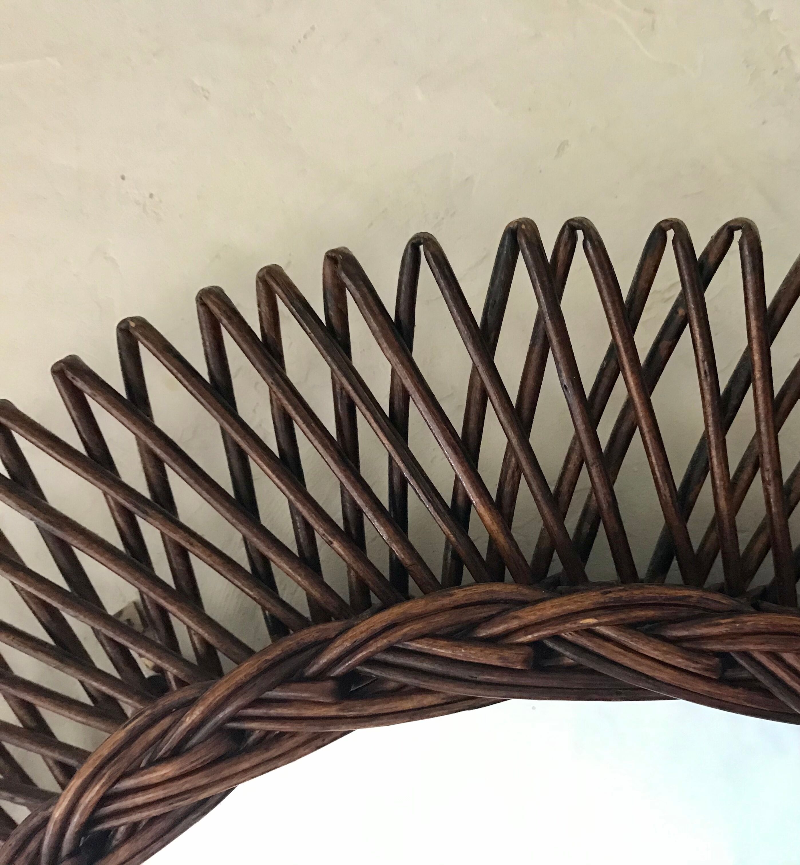 Mirror sun rattan 49cm