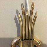Brass wall light