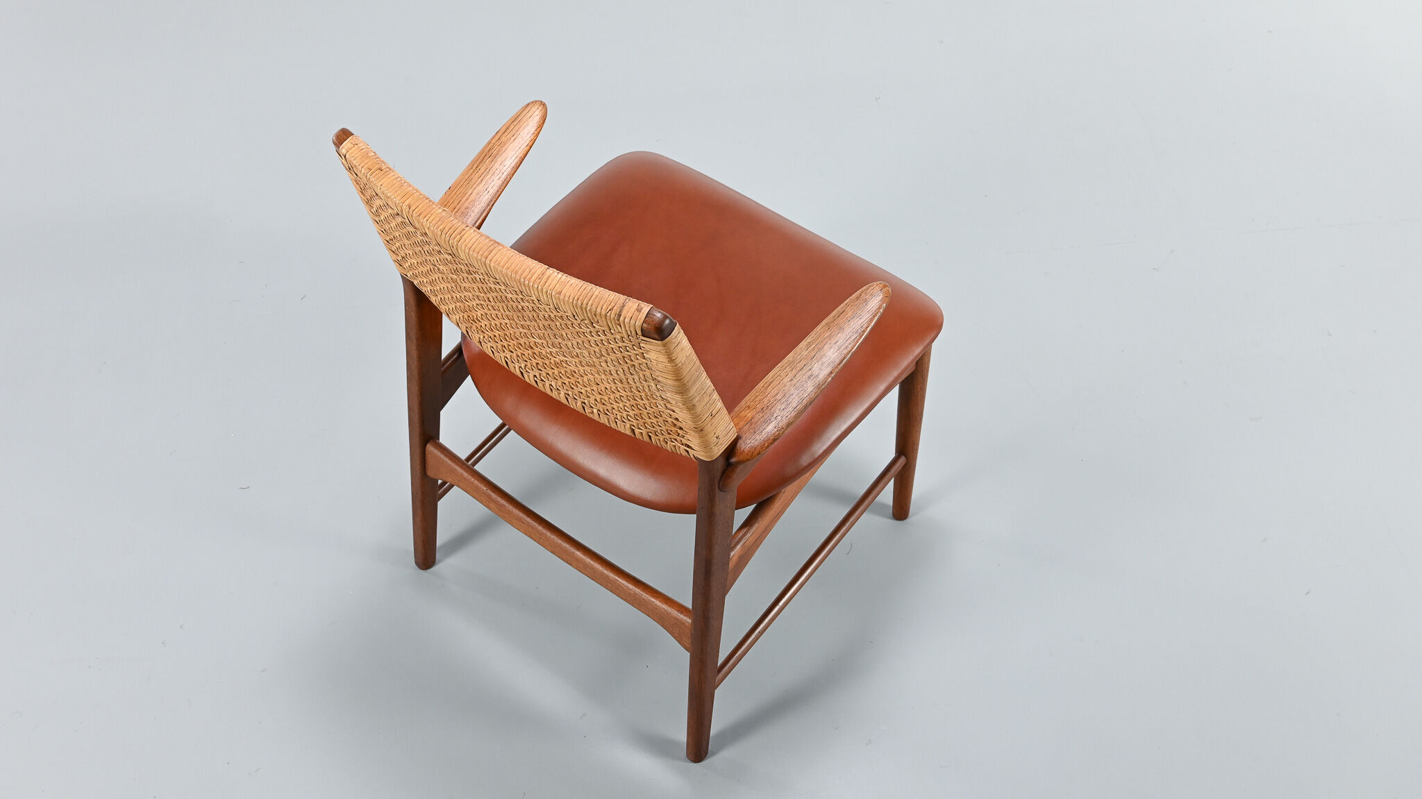 E. Knudsen, armchair model 48 for Jensen & Lykkegaard. Denmark, circa 1950.