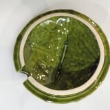 Vintage Cabbage-Shaped Tureen (Majolica/Barbotine)